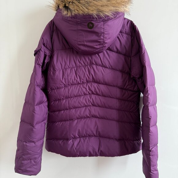 ❄️NWT❄️Women's Marmot Ithaca Down Puffer Jacket with Faux Fur❄️ - Picture 3 of 14